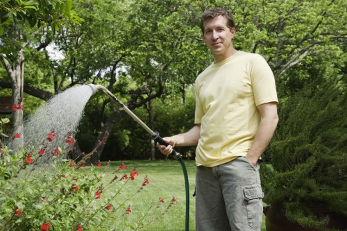 A modern garden transformation by landscape gardeners in Brimsdown